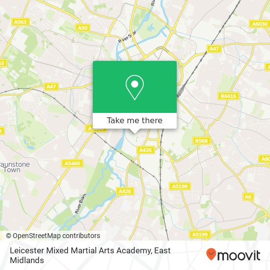 Leicester Mixed Martial Arts Academy map