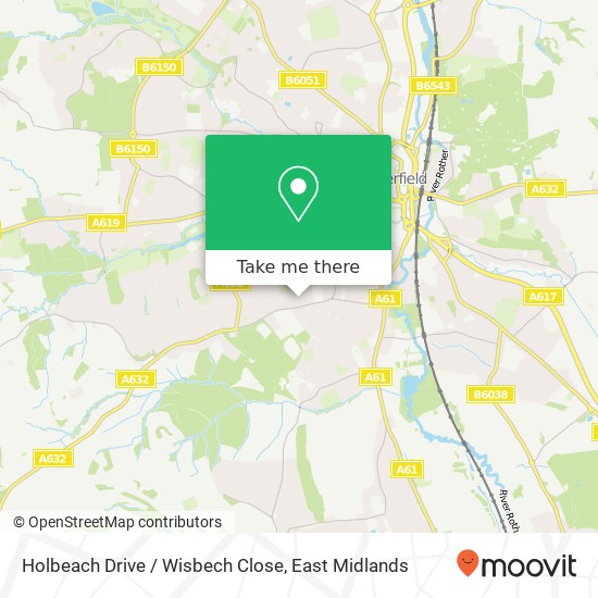 Holbeach Drive / Wisbech Close map