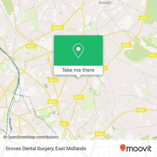 Groves Dental Surgery map