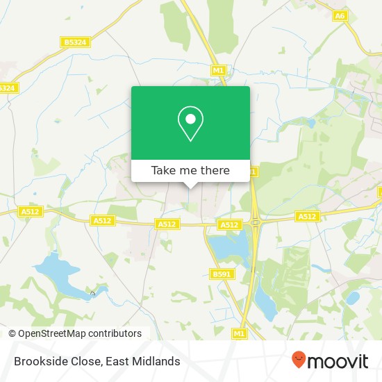 Brookside Close map