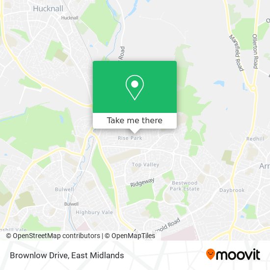Brownlow Drive map