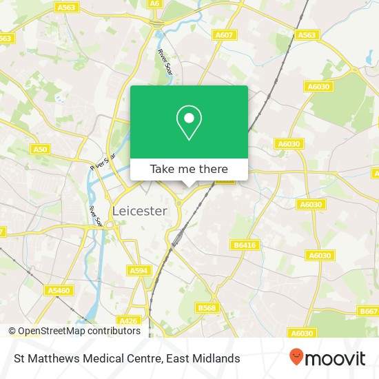 St Matthews Medical Centre map