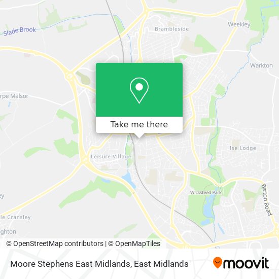 Moore Stephens East Midlands map
