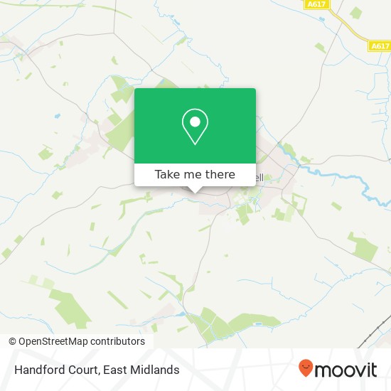 Handford Court map