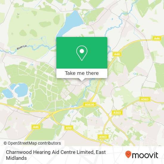 Charnwood Hearing Aid Centre Limited map