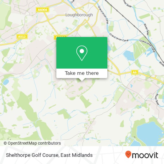 Shelthorpe Golf Course map