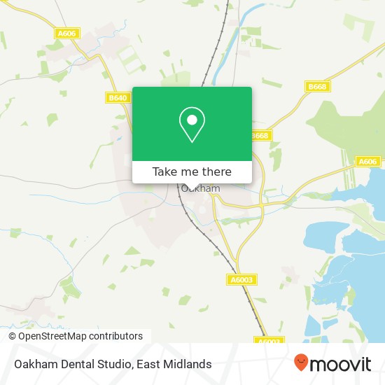 Oakham Dental Studio map