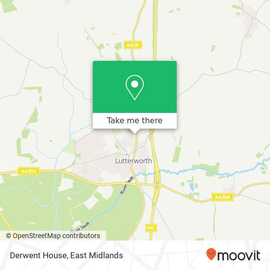 Derwent House map