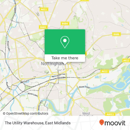 The Utility Warehouse map