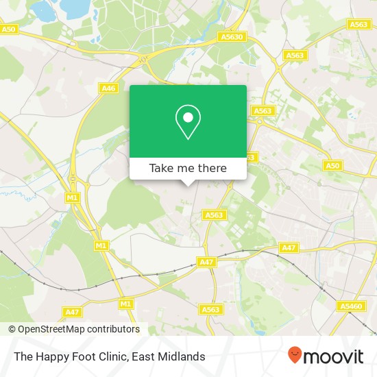 The Happy Foot Clinic map