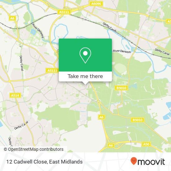 12 Cadwell Close map