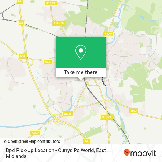 Dpd Pick-Up Location - Currys Pc World map