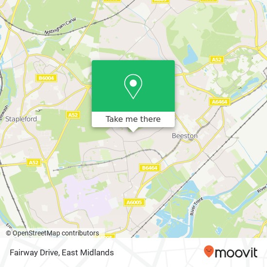 Fairway Drive map