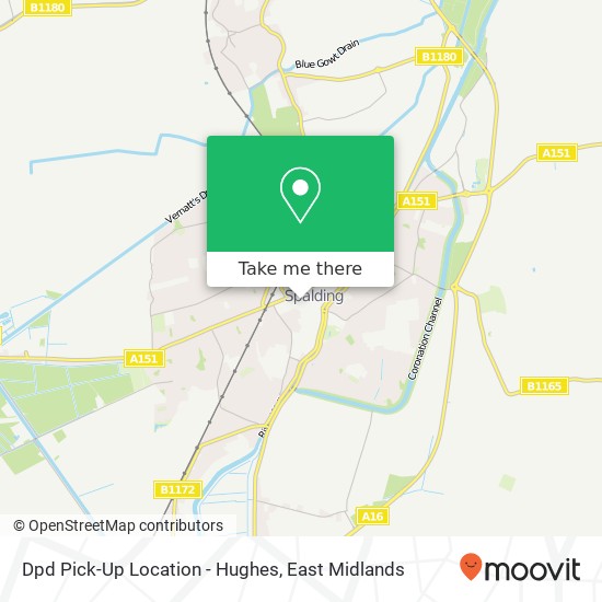 Dpd Pick-Up Location - Hughes map