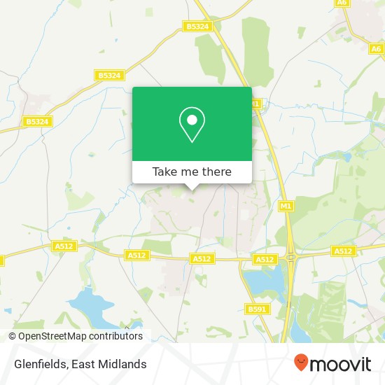 Glenfields map