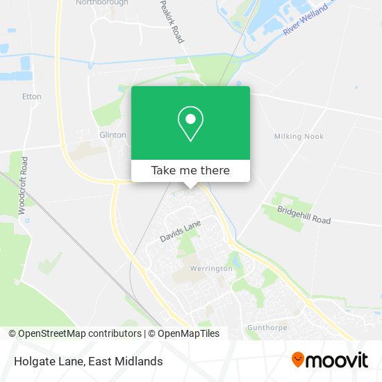Holgate Lane map