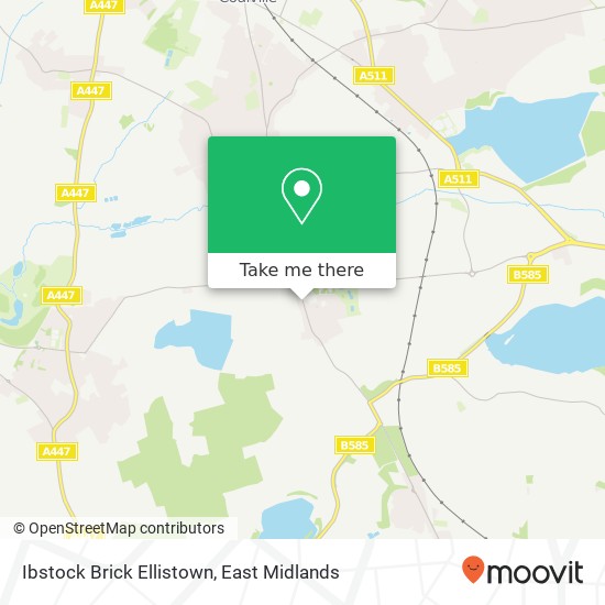 Ibstock Brick Ellistown map