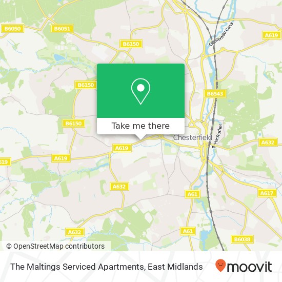 The Maltings Serviced Apartments map