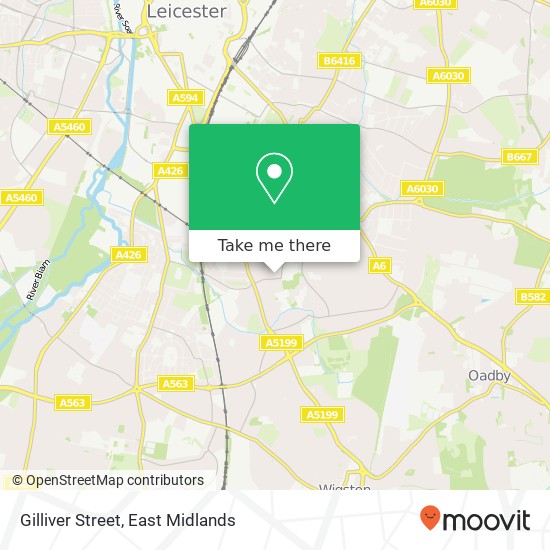 Gilliver Street map