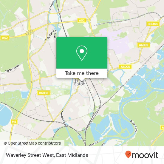 Waverley Street West map
