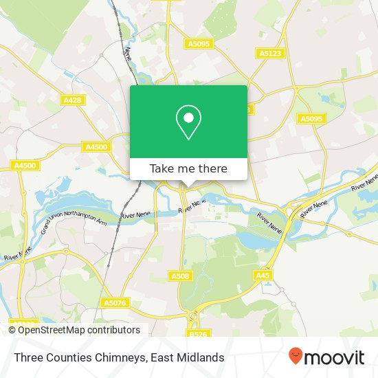 Three Counties Chimneys map