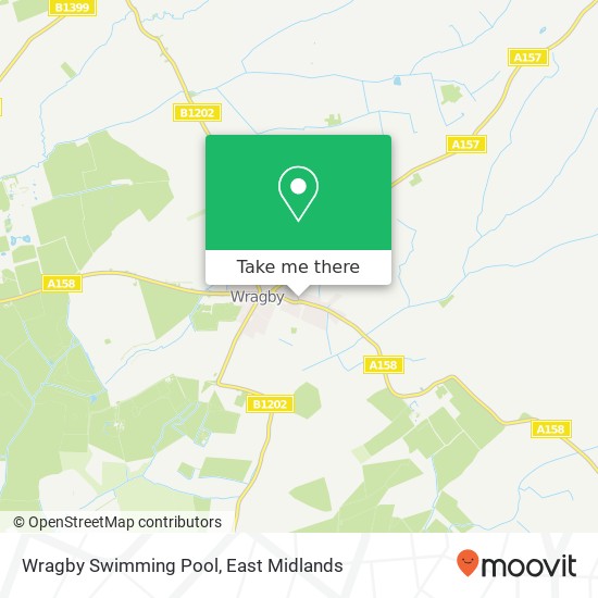 Wragby Swimming Pool map