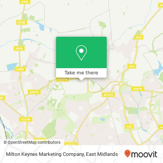 Milton Keynes Marketing Company map