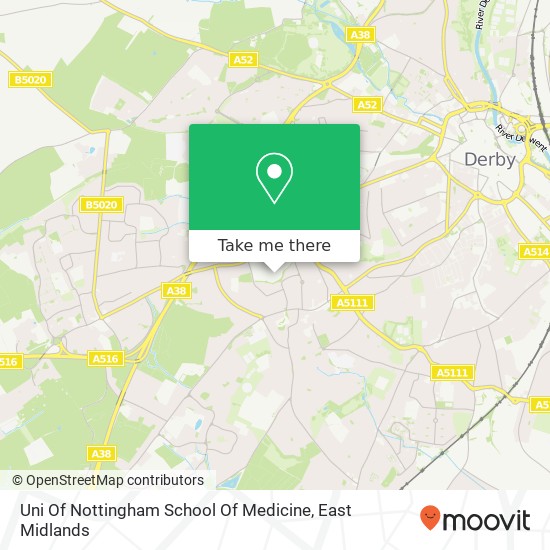 Uni Of Nottingham School Of Medicine map