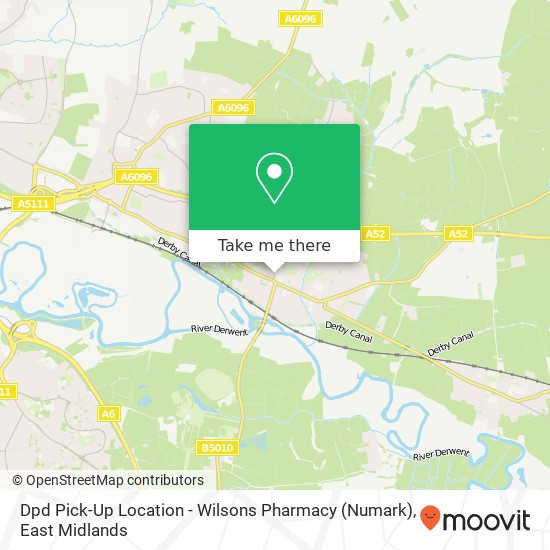 Dpd Pick-Up Location - Wilsons Pharmacy (Numark) map