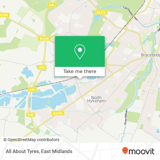 All About Tyres map