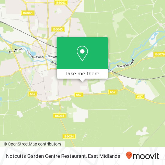 Notcutts Garden Centre Restaurant map