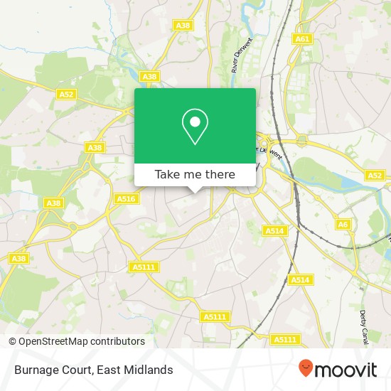 Burnage Court map