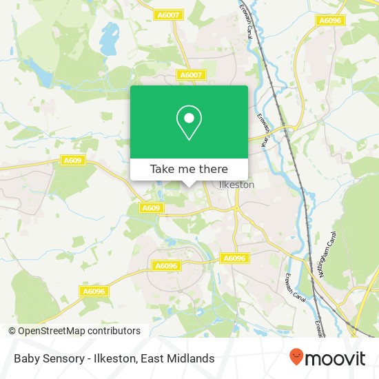 Baby Sensory - Ilkeston map