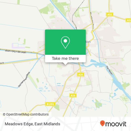 Meadows Edge map