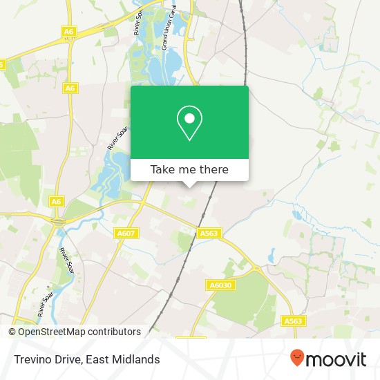 Trevino Drive map