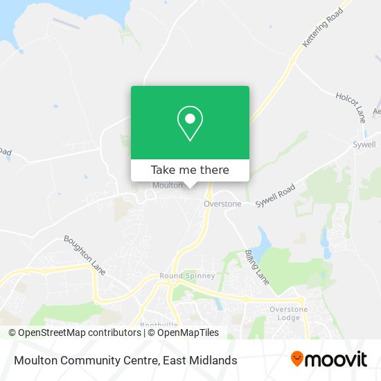 Moulton Community Centre map