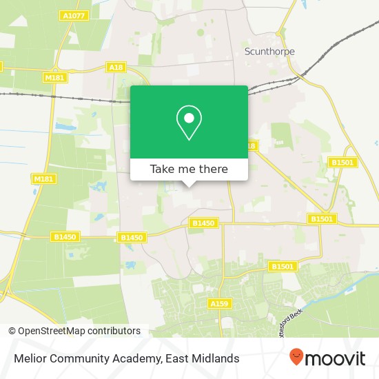 Melior Community Academy map