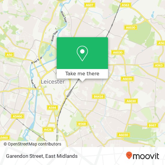 Garendon Street map