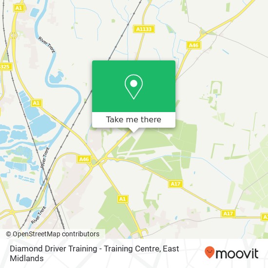 Diamond Driver Training - Training Centre map