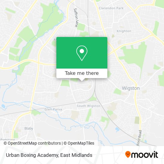 Urban Boxing Academy map