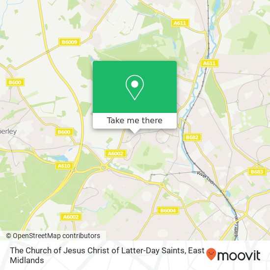 The Church of Jesus Christ of Latter-Day Saints map