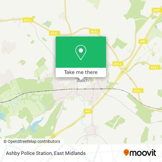 Ashby Police Station map