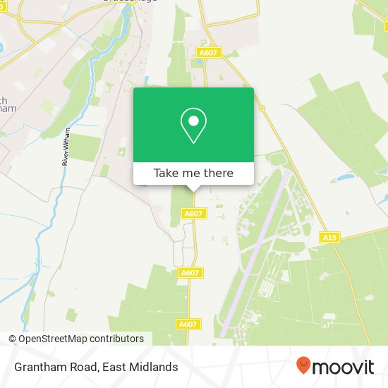 Grantham Road map