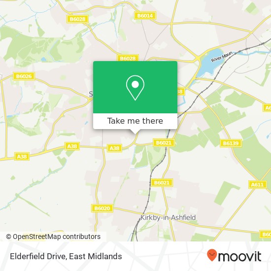 Elderfield Drive map