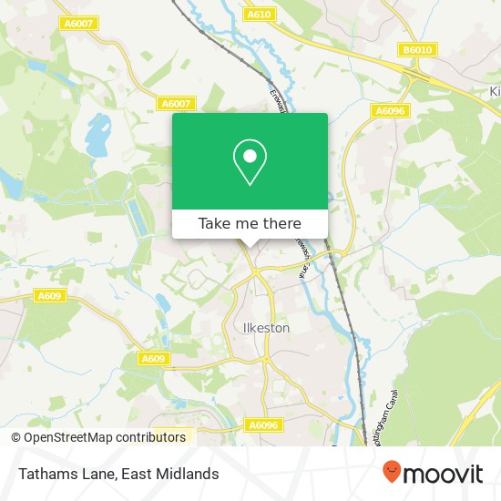 Tathams Lane map