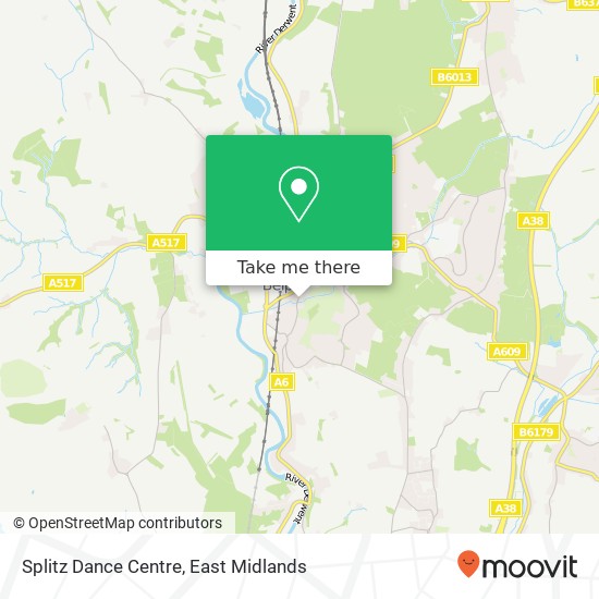 Splitz Dance Centre map