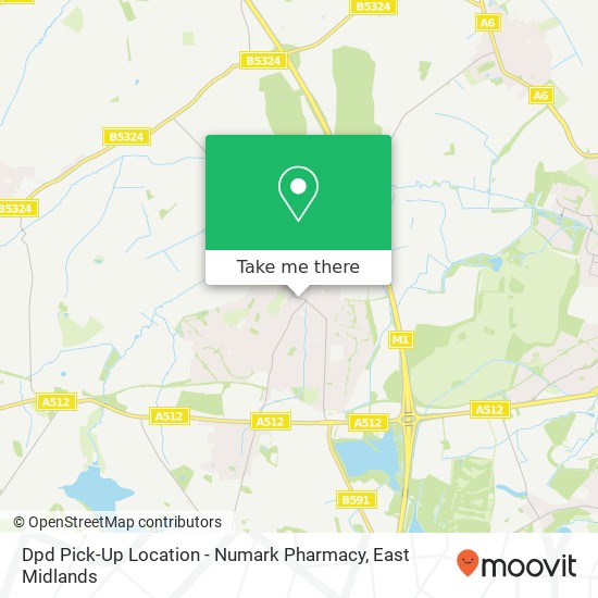 Dpd Pick-Up Location - Numark Pharmacy map