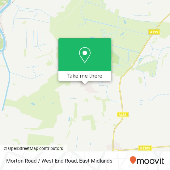 Morton Road / West End Road map