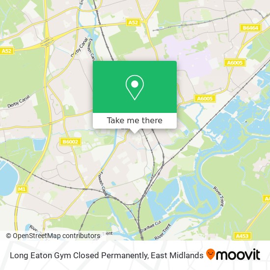 Long Eaton Gym Closed Permanently map