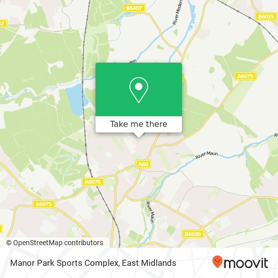 Manor Park Sports Complex map